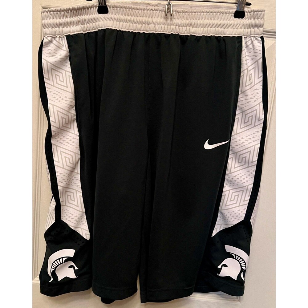 Michigan State Spartans - Nike Basketball Shorts - Men's Size XL - Green